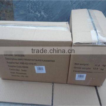 2016 European Best Selling Natural Black Slate Placemat/slate Placemat Made for UK and France photo-5