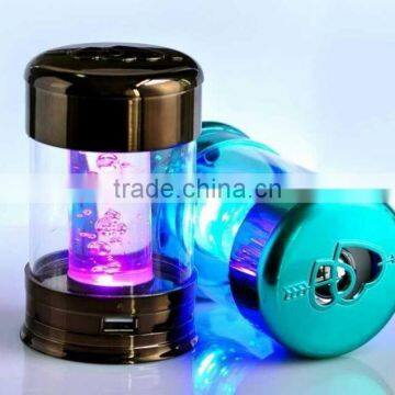 New product Light water column card speakers ,Multifunction speaker