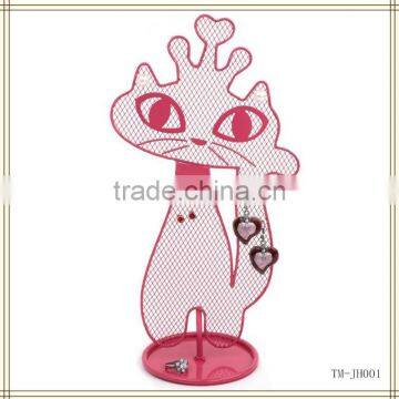 Hot Sale Pink Kitty Cat Jewelry Holder
