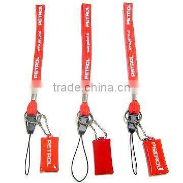 Cell phone strap with 1C printing and phone strap