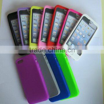 Silicone phone cover with oil feeling