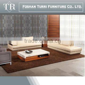 luxury home furniture brighted colored italian leather sofa set