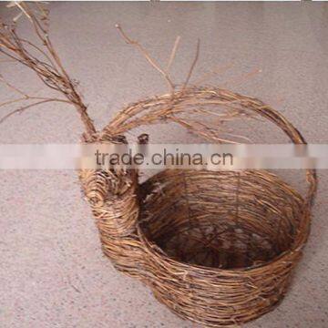 RH-YF41 Christmas rattan Wall decorative easter hanging basket