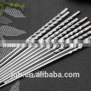 WNL-912 Twisted Handle Stainless Steel Travel Chopsticks photo-3