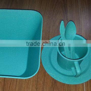 Disposable High Quality Bamboo Fiber Dinnerware Sets photo-2