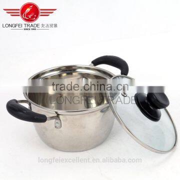 2016 china market best selling product stainless steel soup cooking pot set