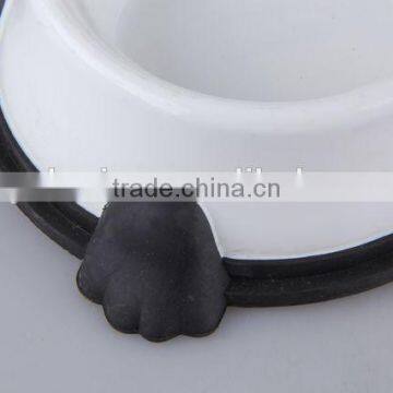 New Design Plastic Slip-resistant Oval Pet Bowl With Rubber Bottom/dog Bowl photo-3