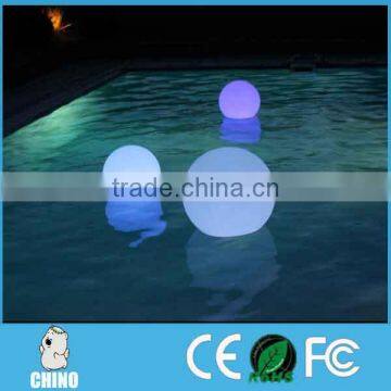 Floating waterfroof decoration led light rgb ball