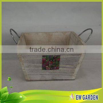 2015 Trending Hot Products Round Flower Pot Molds/Barrel Shape Flower Pot photo-5