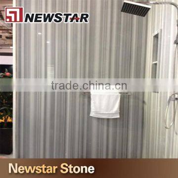 Decorative Bathroom Marble Shower Panel photo-2