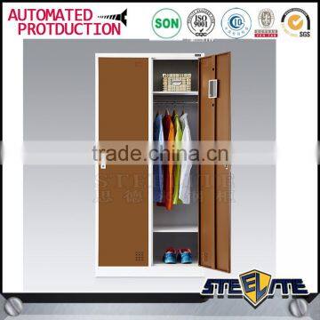 Steel lockers changing room double doors steel locker cabinet