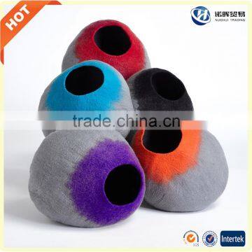 Free Sample Best Quality Wool Felt Cat Cave for Sale photo-3