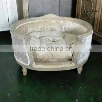 Bisini new arrival luxury French style antique pet bed wholesale and retail - BF07-80120