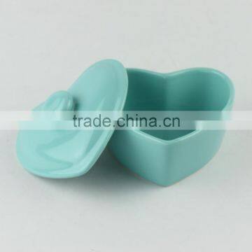 Set of Three Heart Shape Stoneware Mini Casserole photo-3