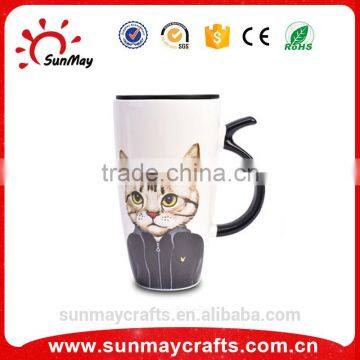 Wholesale Custom High Quality Ceramic Mug With Spoon photo-6