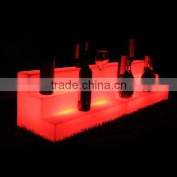 High quality led wine rack/led wine shelves/led wine shelf