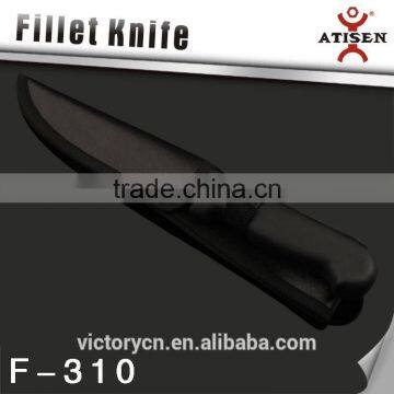 6" PP Handle Stainless Steel Fishing Knife With Sheath, Fishing Tackle F-310 photo-2