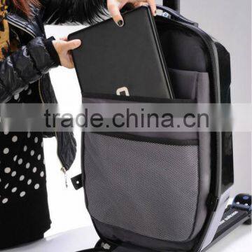 2013 new design PC/EVA trolley luggage with 3 wheels