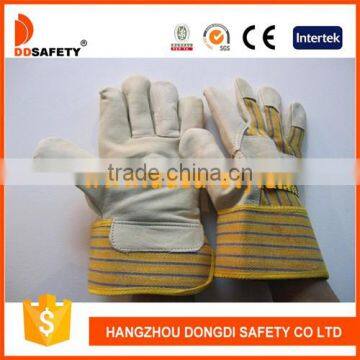 DDSAFETY Wholesale Hot Sale Leather Safety Gloves Luvas De Couro