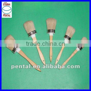 012 Round Brush With White Bristle