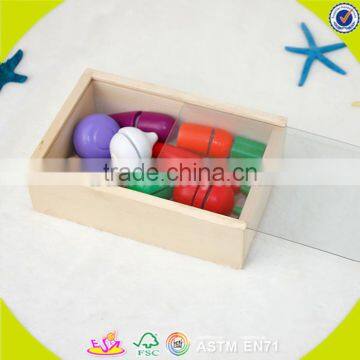 Wholesale Children Wooden Vegetables and Fruits Toy Funny Kids Wooden Vegetables and Fruits Toys W10B115 photo-3