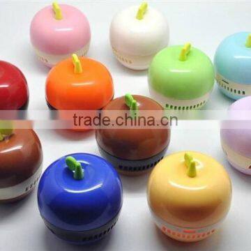 wholesale multicolor mushroom portable desk mini plastic apple vacuum cleaner