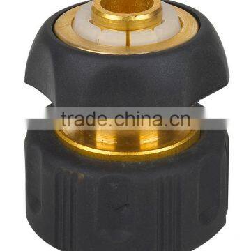 1/2" brass quick connector with TPR coated