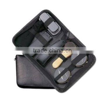 shoe polish kit, shoe shine kit, shoe cleaning kit, travel shoe shine set