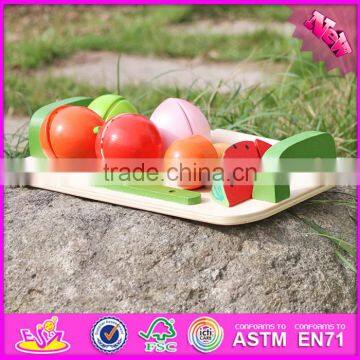 2016 New Design Children Pretend Play Wooden Fruit Cutting Game W10B177 photo-6