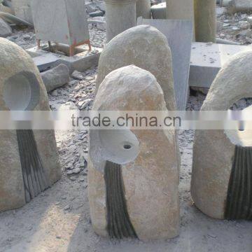 Cheaper New Design Large Stone Outdoor Water Fountain for Garden photo-6