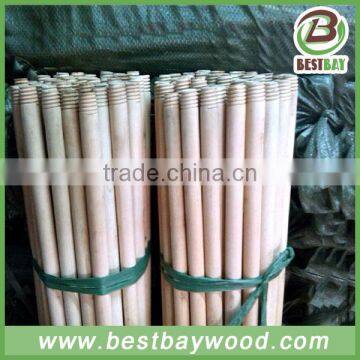 Wooden Broom Handle With Thread Wooden Broom Stick in Brush Wooden Garden Tools photo-5