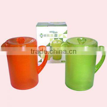 1.6L Popular Clear Plastic Cooler Water Jug With 4 Cups photo-2