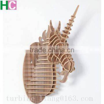 Hot Selling Wood Animal Head for Wall Decoration photo-2