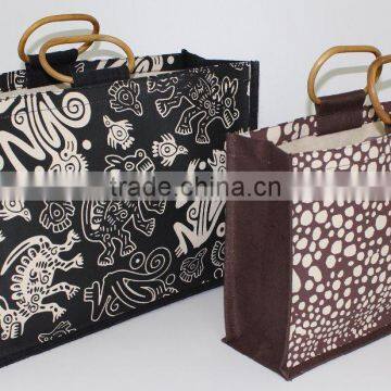 Laminated Canvas Tote Bag - Overall Animal Print - Customized as per the Requirement photo-2