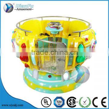 Kiddie Disco Classic go Round Kiddie Rides Coin Operated Promotion Funny Rotate Ridding Colorful Disco Game Machine photo-6