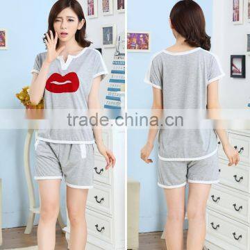Women Shot Sleeve Pajamas Wholesale/sleepwear photo-6