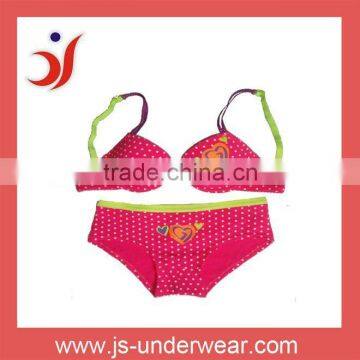 push up teenager's underwear set good looking bra