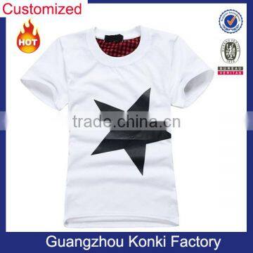 High Quality White T-shirt/cheap Plain White T-shirt/bulk Wholesale uk White T-shirt photo-4