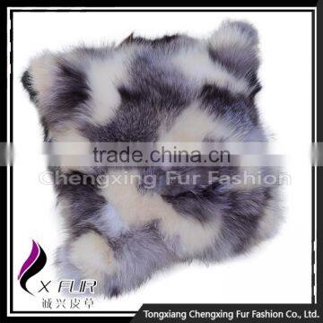 CX-D-33H New Arrival Seat Cover Fox Fur Cushion Cover Decorative Pillows Home Decor photo-2