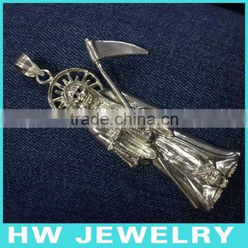 Final Destination, Death Pendant. Sterling Silver Jewelr Pendant. photo-2