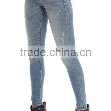 2016 Name Brand Ripped Girl Jeans for Custom With Your Logo photo-5