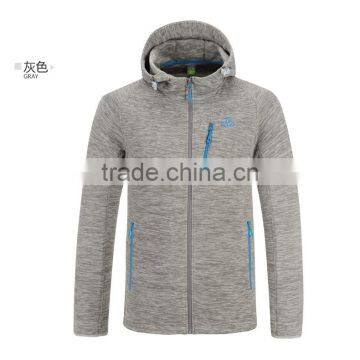 2017 OEM ODM Mens Outdoor Jacket Hooded Polar Fleece Jacket photo-3