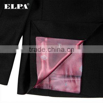 ELPA Fancy Flower Boy Black Designer 3 Piece Formal Suits for Boys
