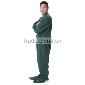 custom printed 100% polyester adult onesie pajamas