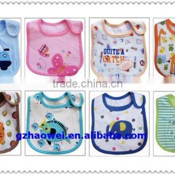 Multi pattern Soft cotton baby teething bib