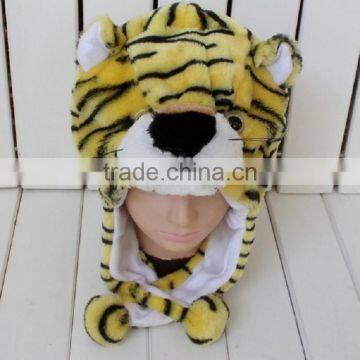 newest style customized soft plush animal hat for winter