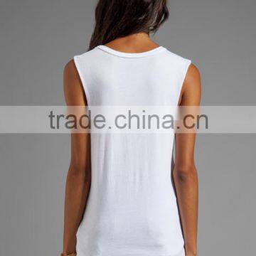 Loose Plain Watercolor Tank Top photo-3