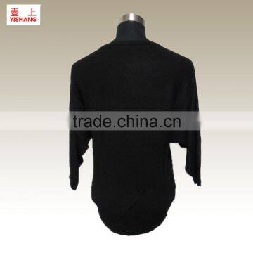 Jacquard Sweater 60%Viscose 40%Cotton New Style Lady Fashion Sweater photo-2