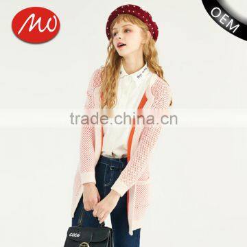 Fashion cardigan 2017 open front thick knitted sweater csrdigan for women