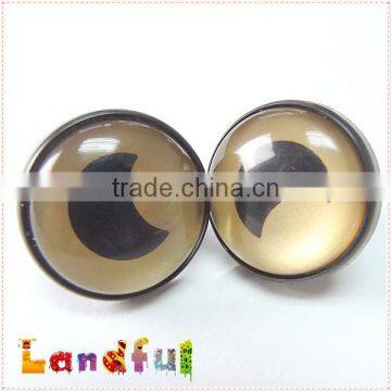 3D Gold Plastic Animal Eyes Moon Print for Plush Monster & Animal photo-4